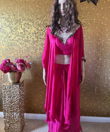 Indo western - Rani plazzo with cape