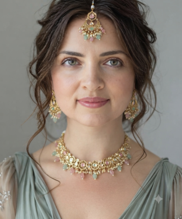 Beautiful flower jewelry set
