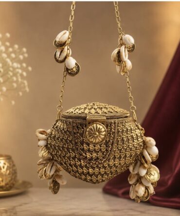 Beautiful brass purse