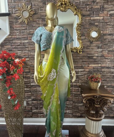 Very beautiful ombre saree