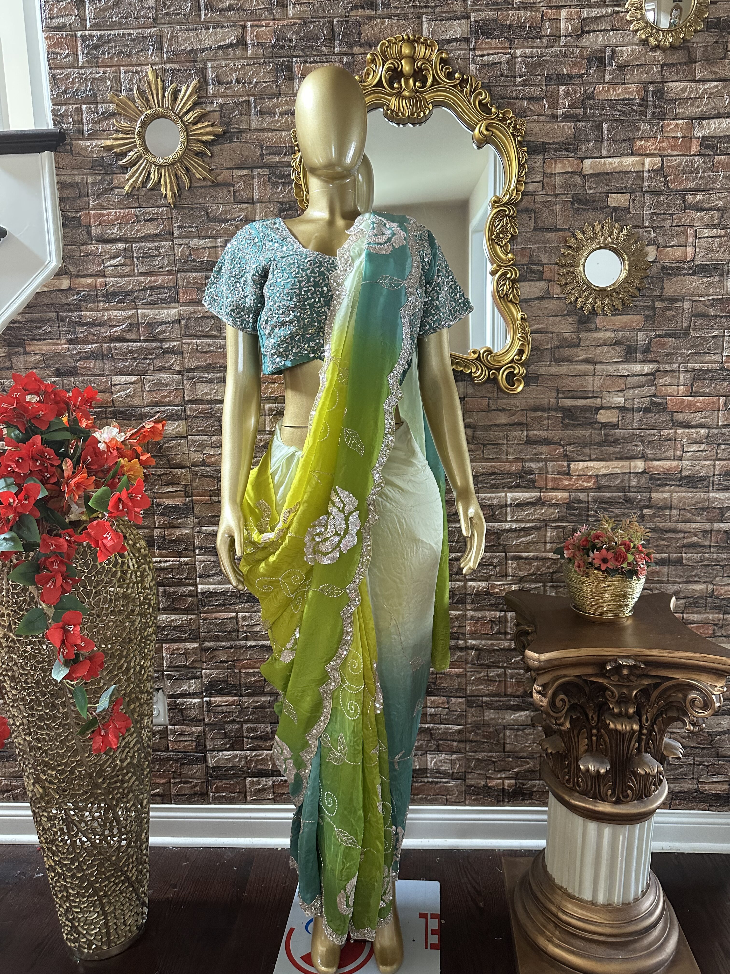 Very beautiful ombre saree