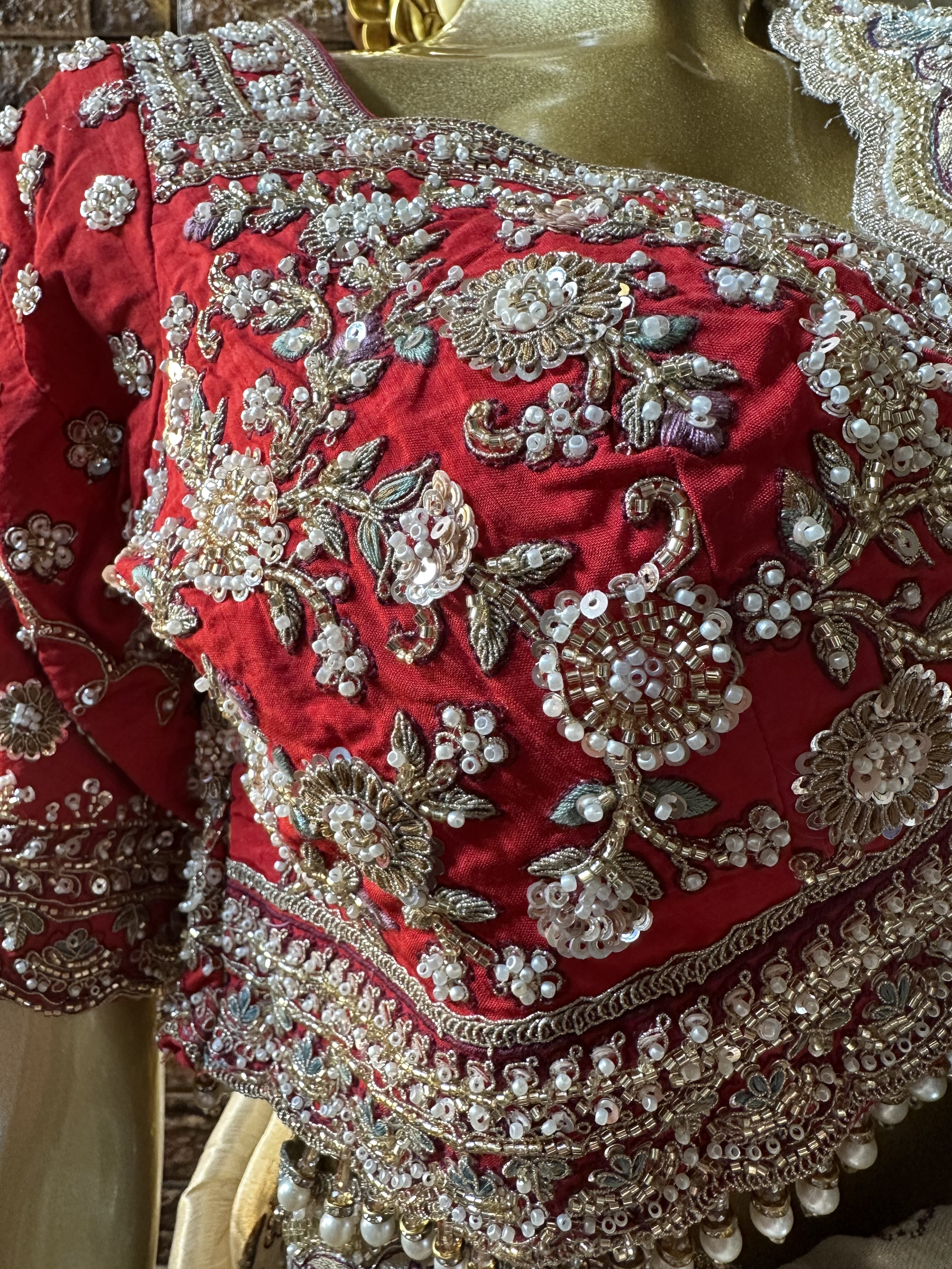 Stunning Ivory biege color saree - Image 2