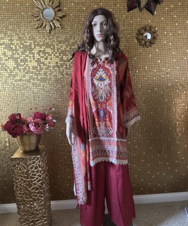 Beautiful azrak print cordset