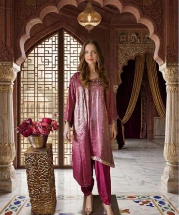 Beautiful double Shaded color farsi set