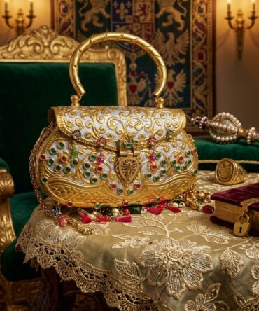 Brass purse with royality